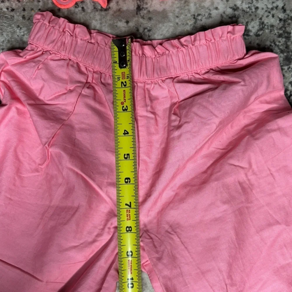 NWT GAP Coral Frost Pink Eyelet Poplin 2-Piece Outfit Size 4 Years